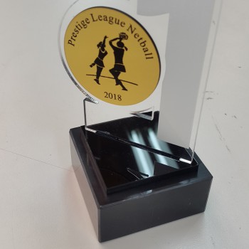 Clear acrylic with engraving